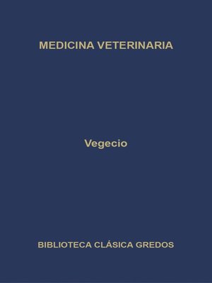 cover image of Medicina veterinaria